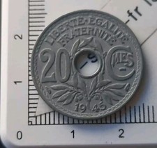 Q14C909 Monnaie 20 Centimes De