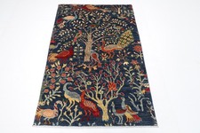 Tapis oriental bleu - , laine