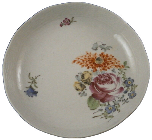 Rare antique soucoupe florale - rare,