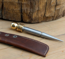 Outil de paracorde à aiguille en laiton et acier Marlin Spike, pic à glace