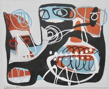 Isabelle Lanchon FP0 art brut, outsider, singulier, peinture, dessin