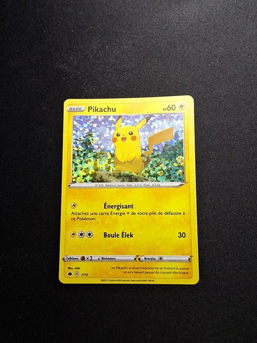 Holo pikachu macdonald s - pikachu, macdonald's