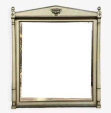 très grand miroir en bois laqué de style Directoire vers 1880
