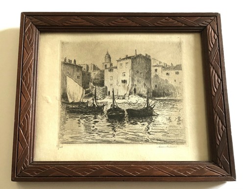 Martigues - (gravure,