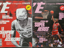 2 MAGAZINES L'ÉQUIPE 01 et 29 OCTOBRE 2025⚽PORTFOLIO MARADONA🏀PORTFOLIO JORDAN