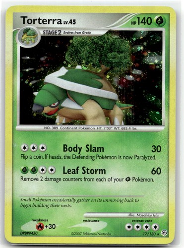 Torterra 130 rare diamond - torterra,