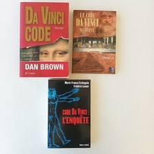 lot 3 livres Da Vinci code Dan