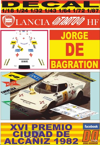 Decal lancia stratos - decal,