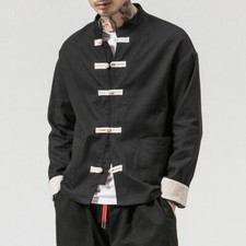 Hommes Ample Kung Fu Chemise