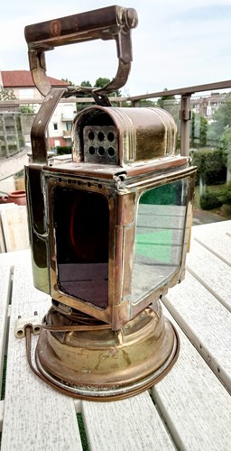 Lampe ancienne cheminot - , à