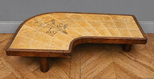 Table basse biomorphe - , en