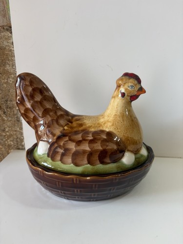 Terrine poule ceramique - terrine,