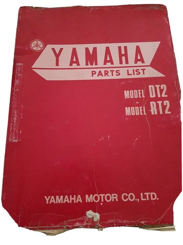 Parts list yamaha - rt, 2