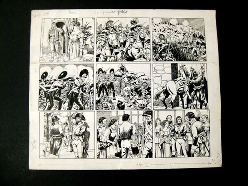 Rallic planche originale - planche,