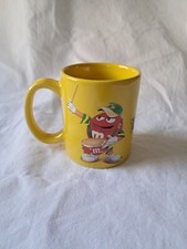 Tasse à café mug jaune M&m's rouge Mars 2014