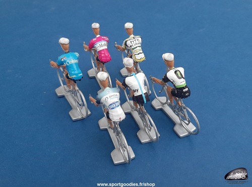 Lot cyclistes miniatures - lot,