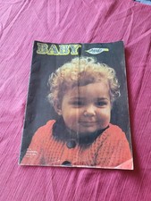 ANCIENNE REVUE BABY MODE 1975 MODELE POUR CROCHET BB