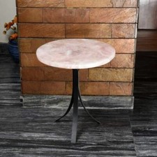 Table En Rose Quartz De 12" En