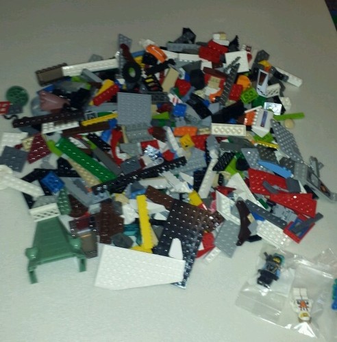 500 clean lego - 500+, bulk