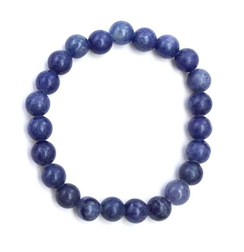Stretchy 8mm deep blue
