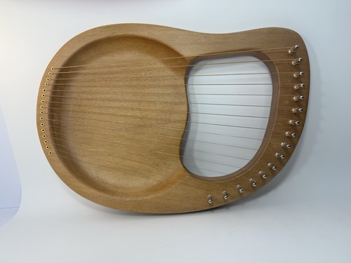 Lyre harp strings mahogany - lyre, harp,