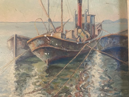 Très belle peinture huile - belle,