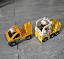 2 camions jaune  Lego Duplo