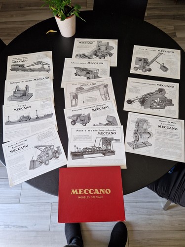 Meccano notices modèles - notices, :modèles