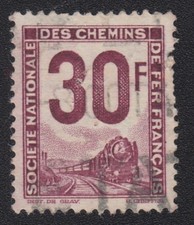 timbre France 1944-47 SNCF