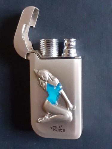 Briquet baite ancien metal - briquet,