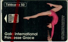 TELECARTE 50 UNITES MONACO MF32 GALA INTERNATIONAL PRINCESSE GRACE NSB