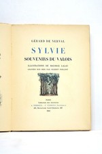 LIVRE ANCIEN NERVAL SYLVIE
