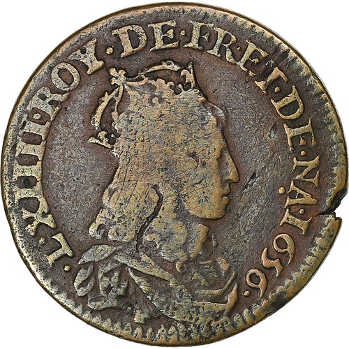 France louis xiv liard - louis,