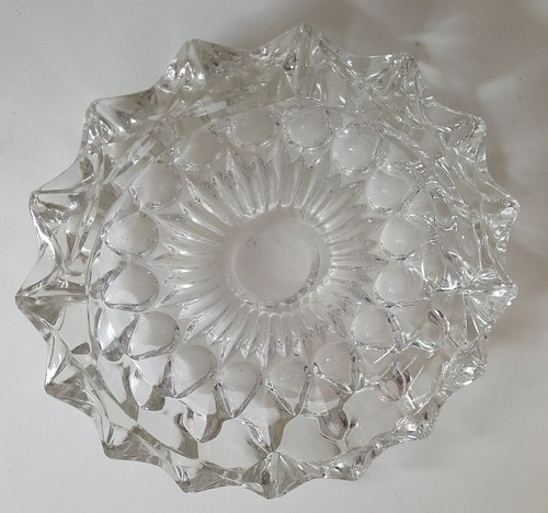 Cendrier verre biseauté - verre,