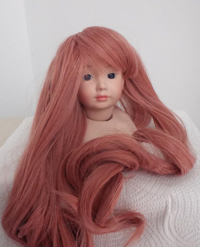Perruque poupée bjd 9 5 - poupée,