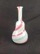 bouteille carafe pate de verre ancienne tricolore verrerie de Clichy début 1900