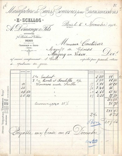 Paris sens domange - (xi°),