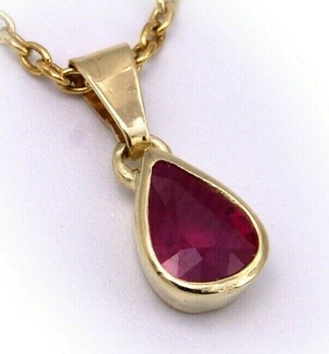 Pendentif femme vrai rubis - pendentif,