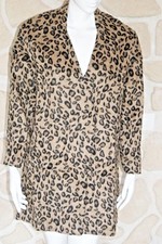 Manteau motif léopard neuf