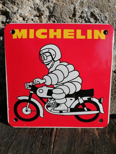 Plaque émaillée michelin - plaque,