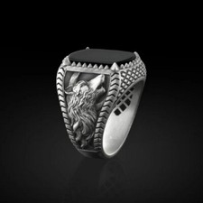 925 Argent Sterling Loup