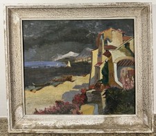 Ancienne Huile sur panneau 