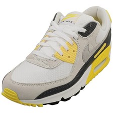 Nike AIR MAX 90 Blanc Gris Hommes - Baskets de Mode - 41 EU