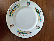 assiette  parlante ancienne