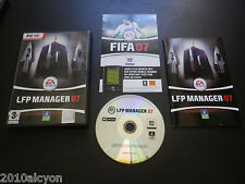 LFP MANAGER 07 : JEU PC DVD-ROM (EA Sports, football COMPLET envoi suivi)