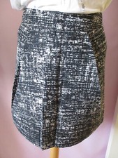 Jupe crayon COP COPINE noire imprimé blanc Taille 38 Neuve