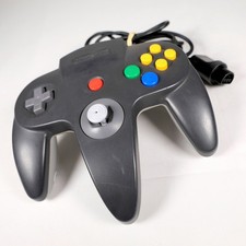 Manette Pad Controller Nintendo 64 N64 Officiel NUS-005 Black Grey Semi HS Jap 3