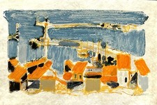 SARTHOU   MAURICE  ELIE    LITHOGRAPHIE