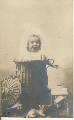 Cpa fantaisie enfant - enfant, bebe