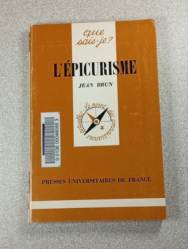 épicurisme jean brun - jean,